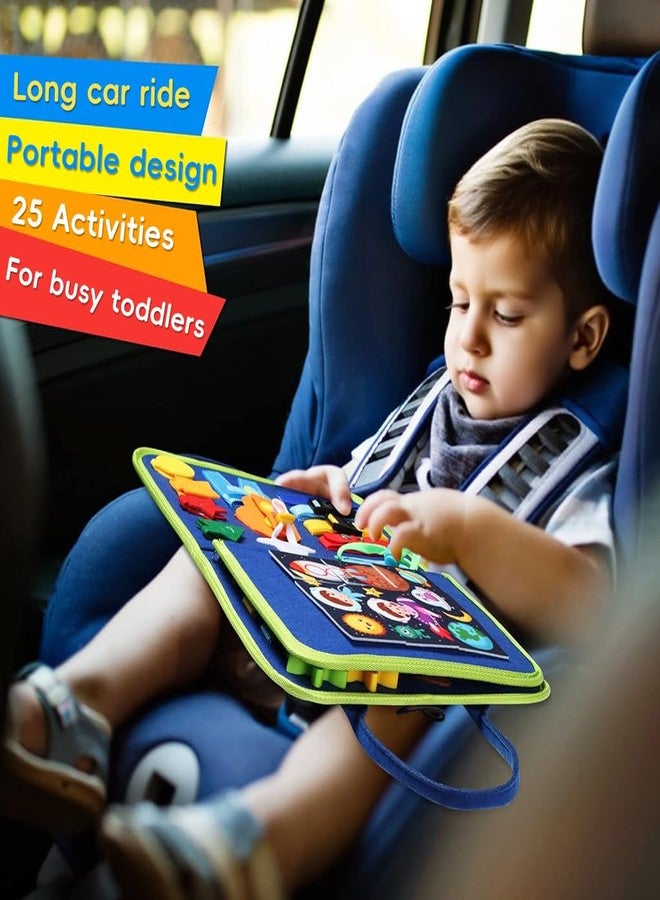 Patpat لوحة أنشطة باتبات® بتصميم ديناصورات للأطفال الصغار من عمر 1-3 سنوات، ملف أنشطة مونتيسوري مع أنشطة تعليمية ومعلومات عن الحيوانات، لعبة أنشطة للأطفال مع أولياء أمورهم، ألعاب سفر مناسبة كهدية للأطفال، متعدد الألوان - Image 5