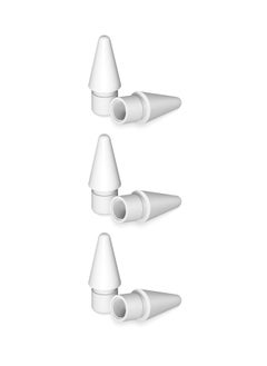 blupebble Replacement Tips for Apple Pencil, Pack of 6 Compatible with Apple Pencil 1st Gen and 2nd Gen, No Wear Out Fine Point Precise Control Pen Like Nibs for Apple Pencil  - Image 2