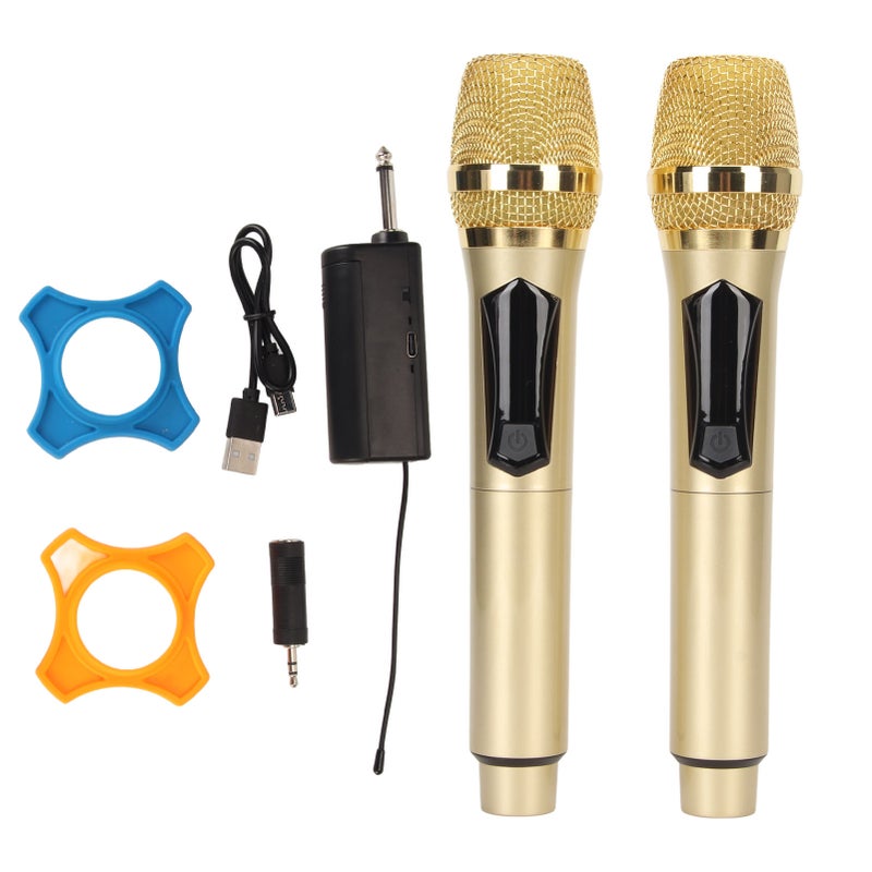 Wireless Dynamic Microphone: 50M/164Ft Range, Noise Filtering Core - Auto Connection, Metal Mesh Head for Karaoke, Home Parties, Live Performances - Image 1