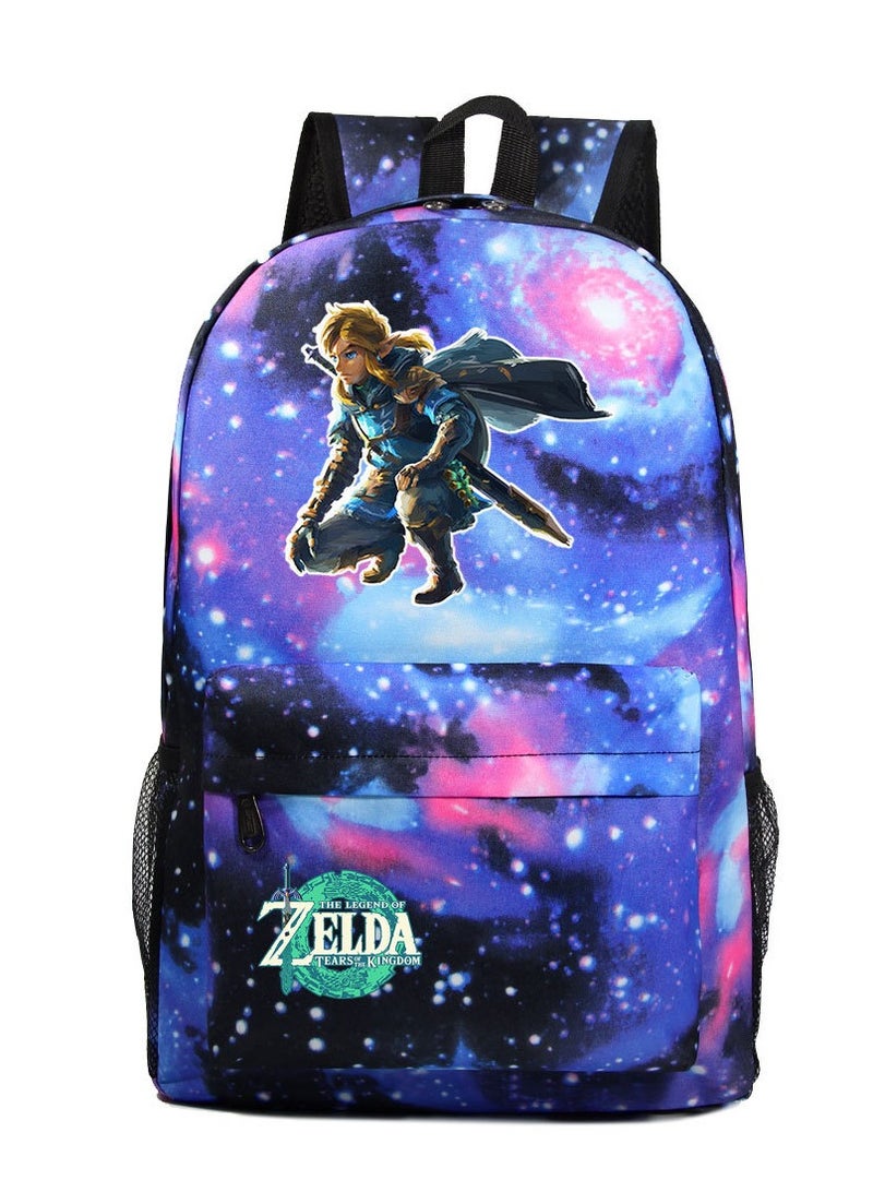 زيلدا حقيبة ظهر كاجوال للشباب مطبوعة