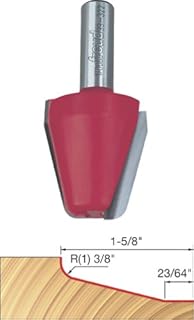 freud Freud 99-322: 1-1/2" (dia.) Vertical Raised Panel Bit with 1/2" shank, 3/8" large radius  - Image 1