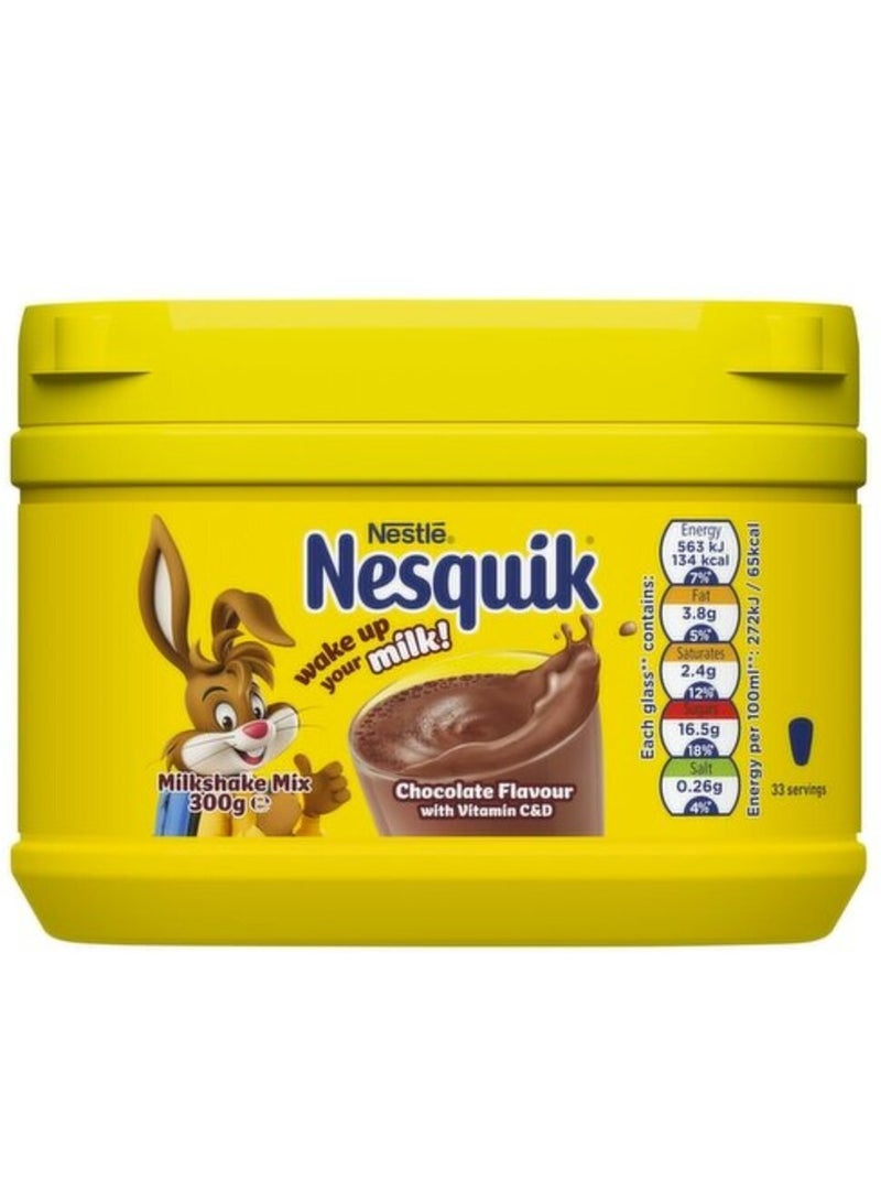 Nestle Nesquick Chocolate Flavored Milk Shake Mix 300g