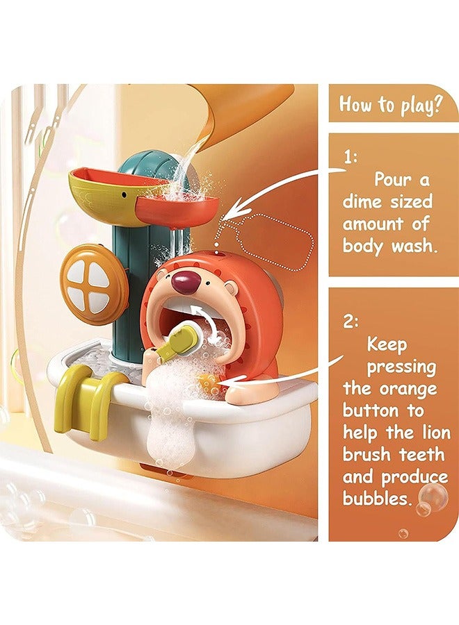 joyzzz Cartoon Lion Powerful Suction Cup Shower Head Toy Suitable for Children 1 to 4 Years Old - Image 5