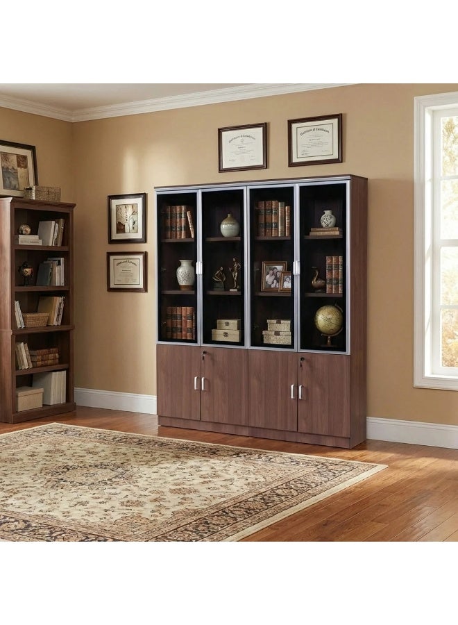 بيتي دولاب مكتبي 4 ابواب - بني فاتح - Image 1