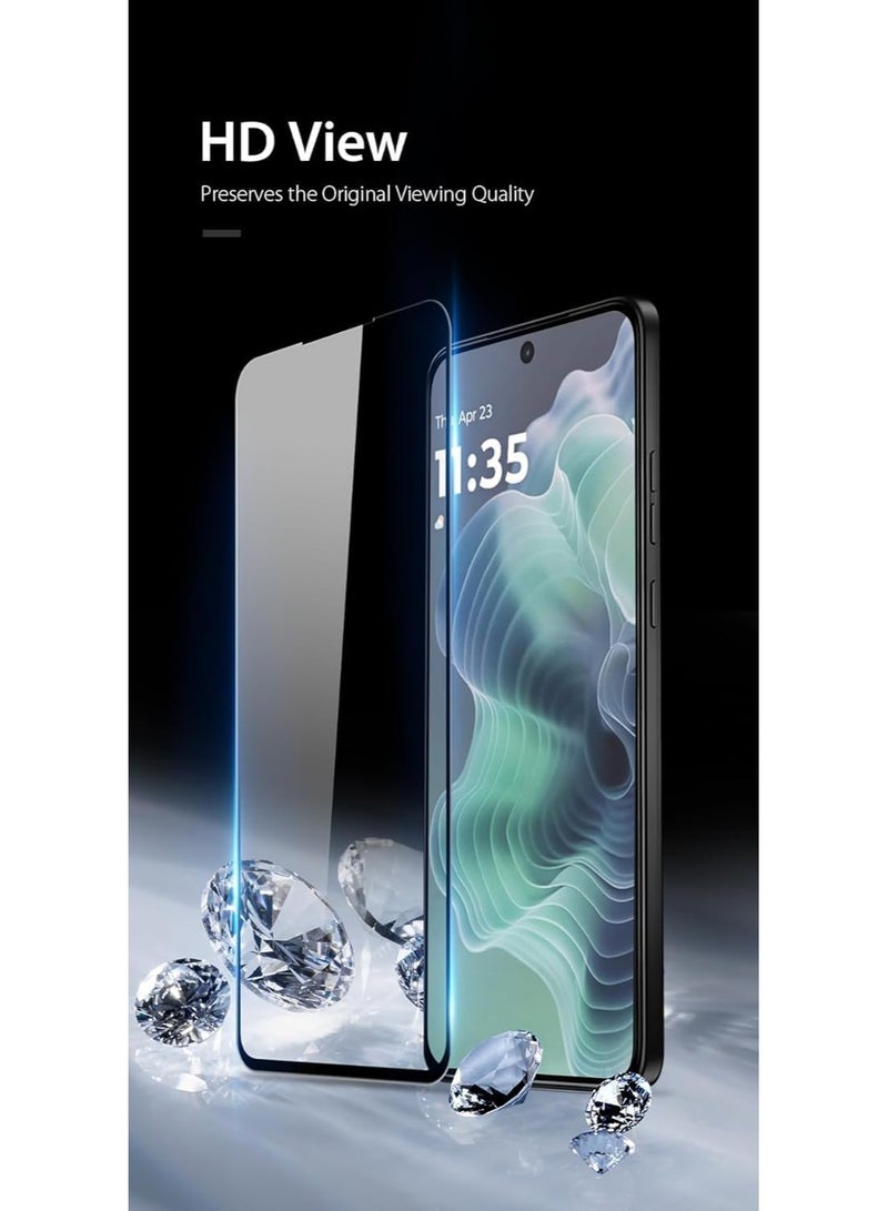 Screen protector for Motorola Moto G35, ultra-thin HD 2.5D Pro Fit tempered glass screen protector for Motorola Moto G35 - Image 2