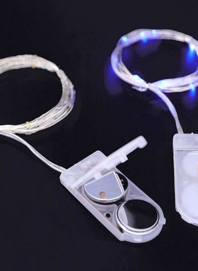 Loquat Battery Powered LED String Lights White/Clear 8cm - Image 2