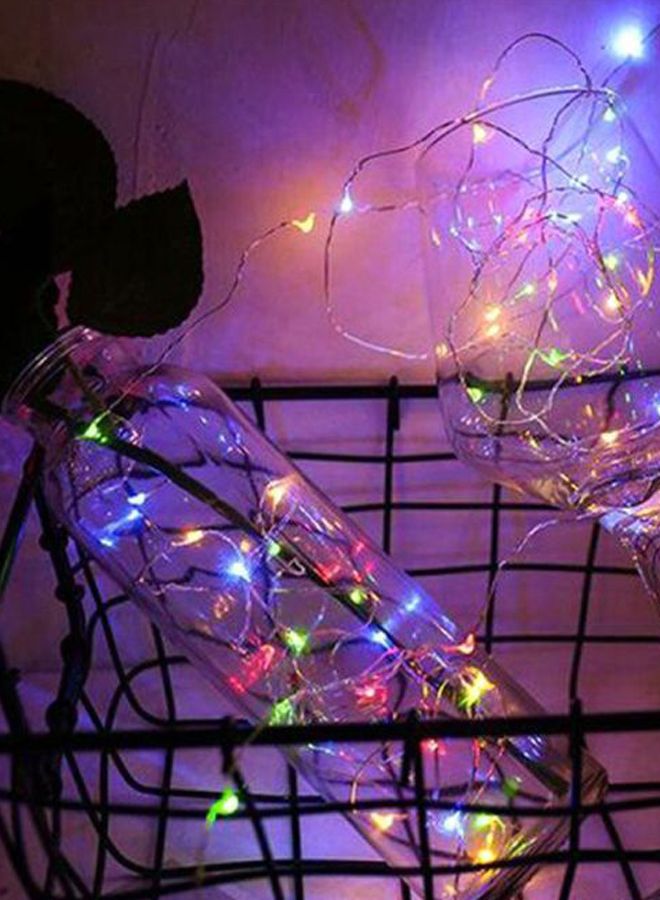 Loquat Battery Powered LED String Lights White/Clear 8cm - Image 4