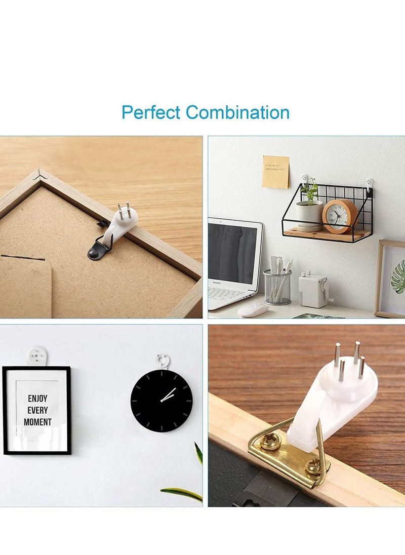 MARGOUN - 48 Pack For Concrete Wall Hanging Hooks with Invisible Nails Small - Image 1