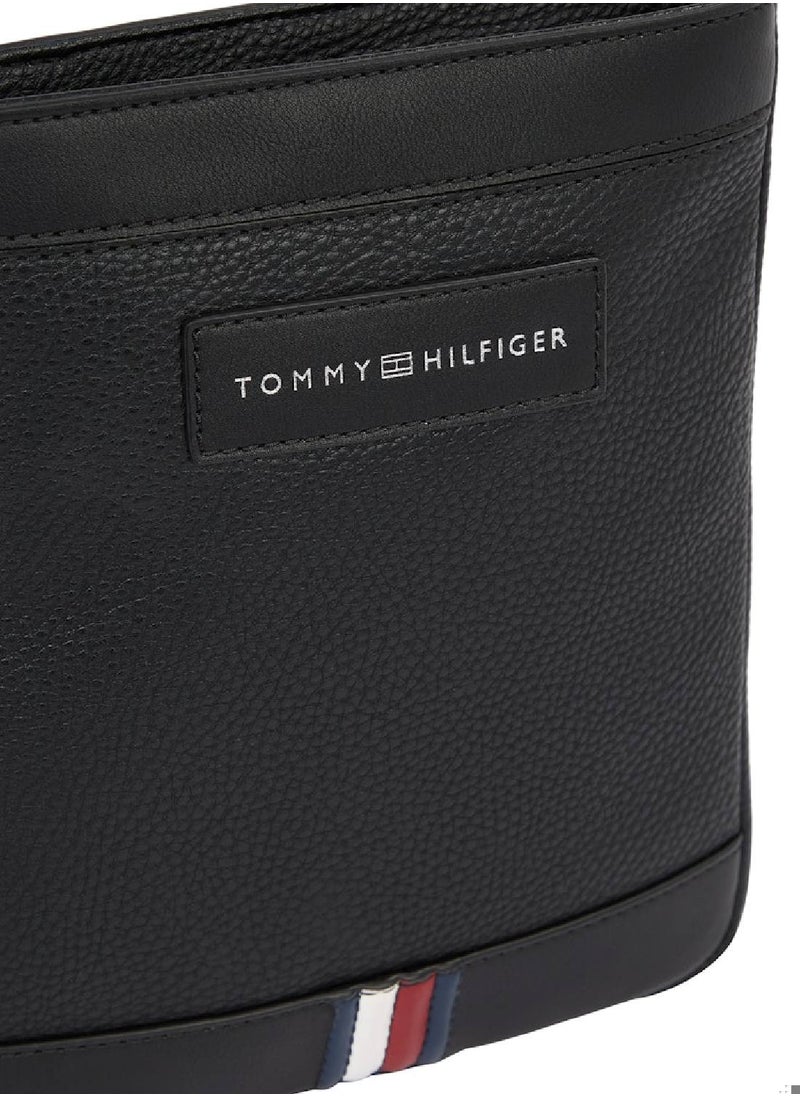 TOMMY HILFIGER Men's Th Business Small Crossover Bag, Black - faux leather  - Image 5