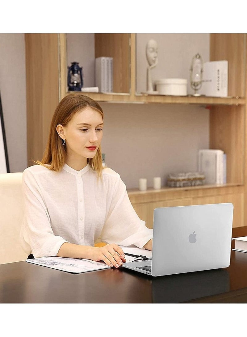 AMM Compatible with Mac Book New Pro 13 inch Case 2018/2017/2016 Model A1988 A1708 (Non Touch Bar) Ultra Slim Plastic Hard Shell Case with US Layout Skin Keyboard Cover White - Image 5