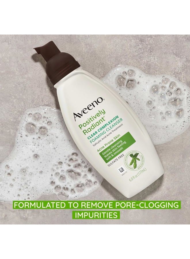 Aveeno Clear Complexion Foaming Cleanser, 6 Ounce - Image 5