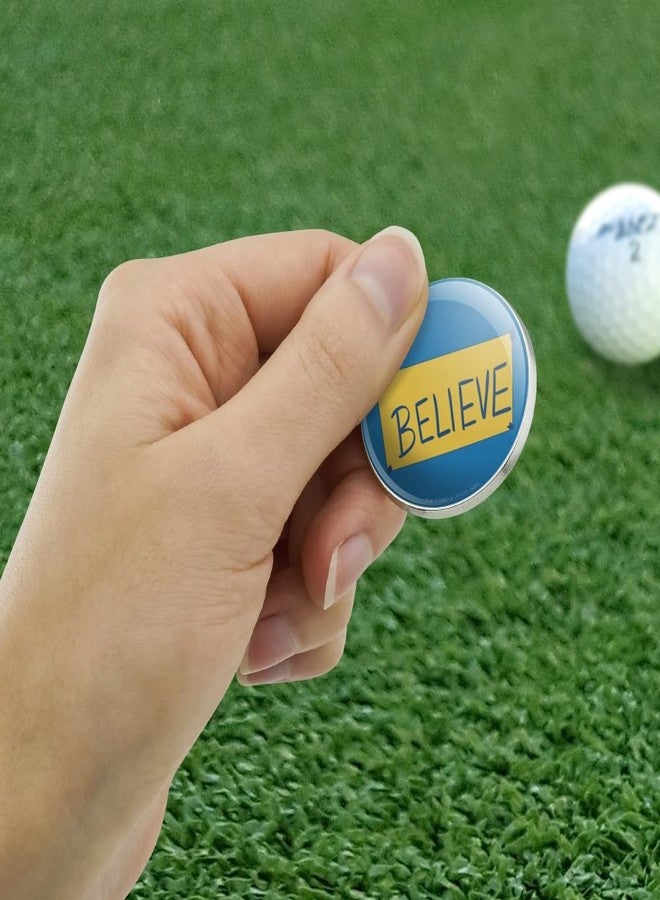 GRAPHICS & MORE Ted Lasso Believe Golfing Premium Metal Golf Ball Marker - Image 2