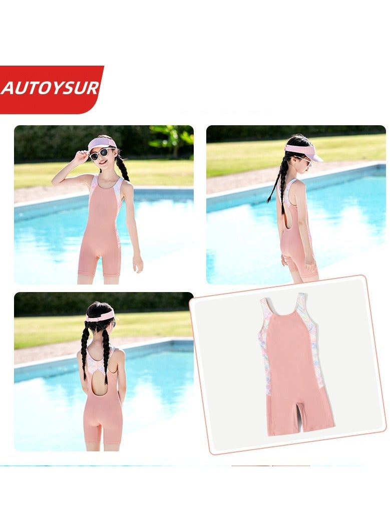 AUTOYSUR Girls One Piece Swimsuit, Kid Swimsuit, Girls Water Sport Swimsuit, UPF 50+ Sun Protection Bathing Suits - Image 3