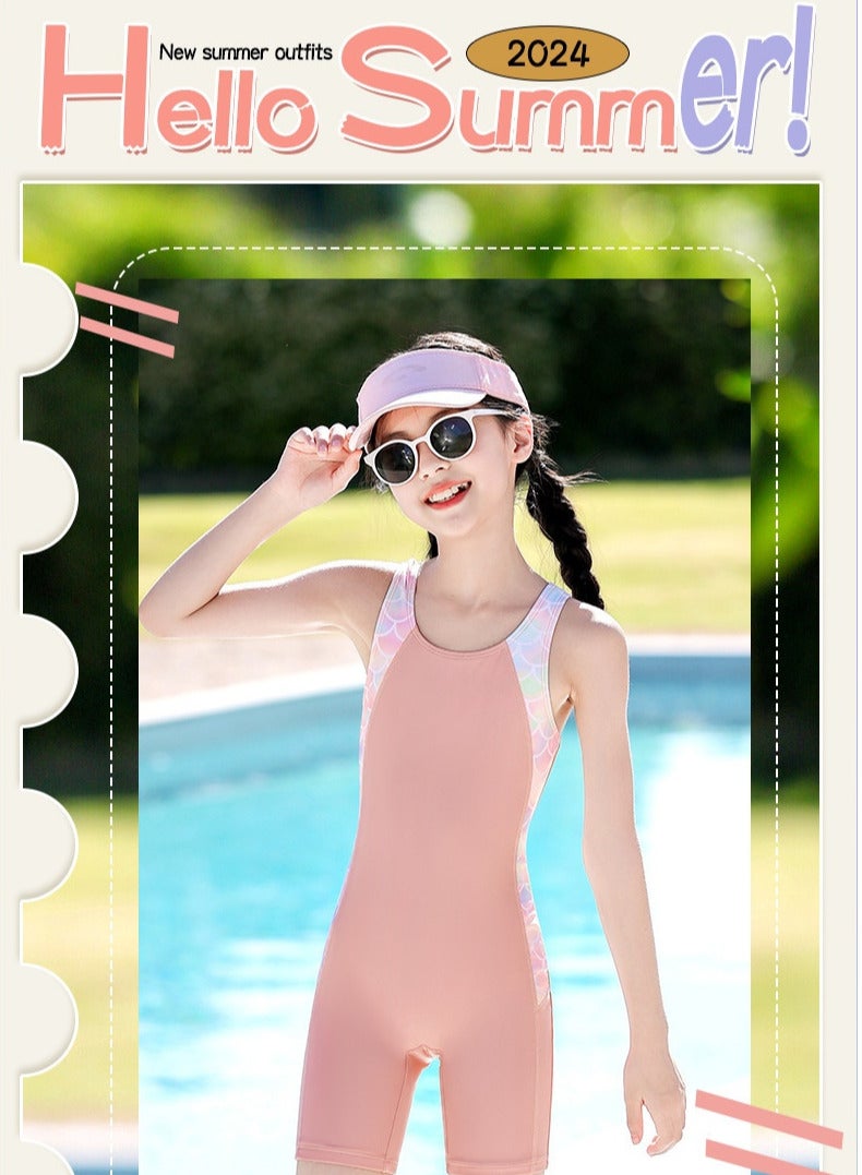 AUTOYSUR Girls One Piece Swimsuit, Kid Swimsuit, Girls Water Sport Swimsuit, UPF 50+ Sun Protection Bathing Suits - Image 4