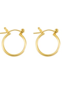 EAR GEAR 24K Gold Plated Earring 1/2 clicker hoop Made in USA  - Image 3