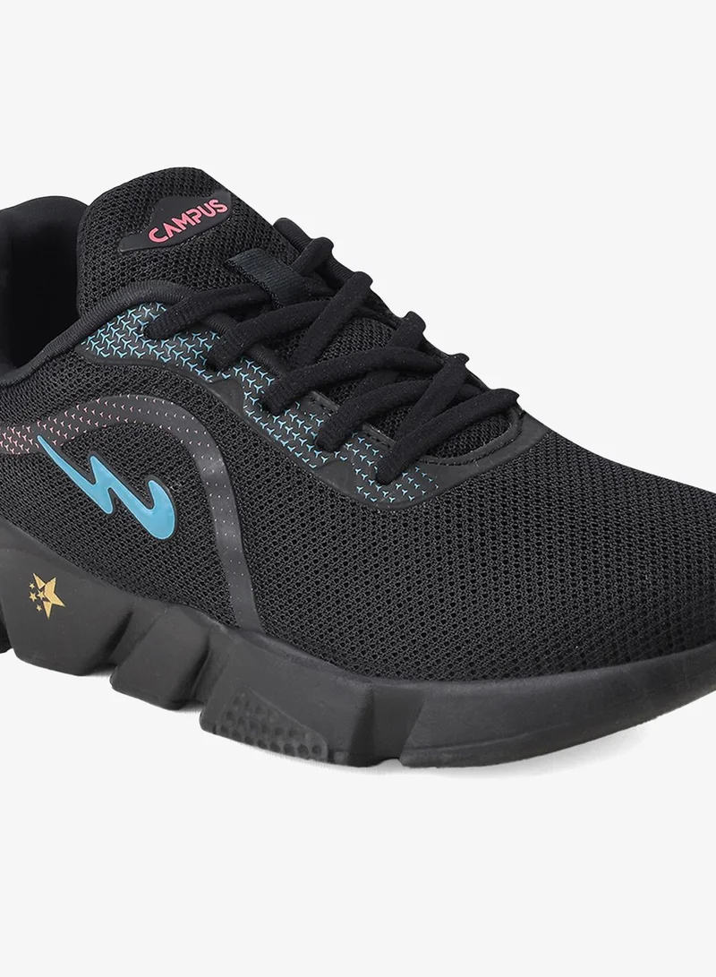 Campus Black Women’s Black Comfort Low Top Sneakers – Clean Monotone Design that Instantly Stands Out for Women | Best Price UAE