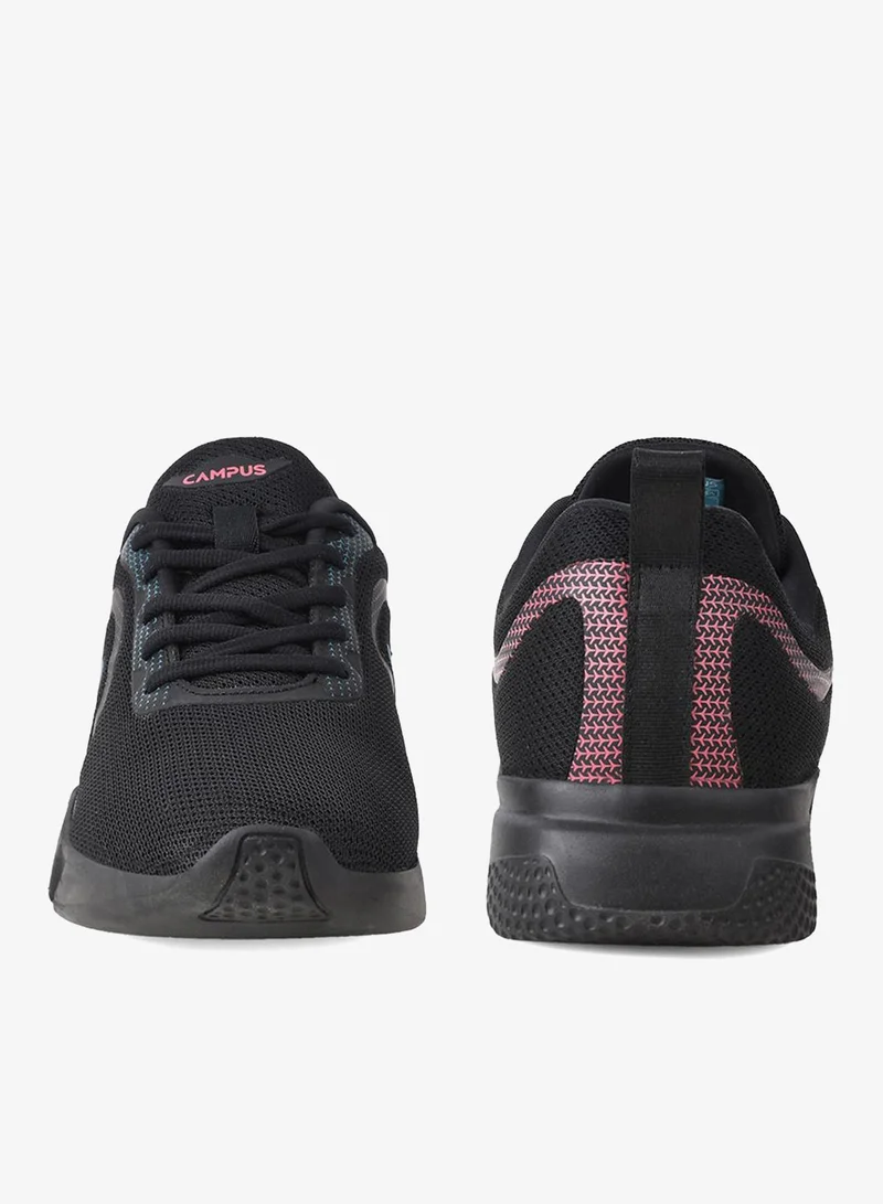 Campus Black Women’s Black Comfort Low Top Sneakers – Clean Monotone Design that Instantly Stands Out for Women | Best Price UAE