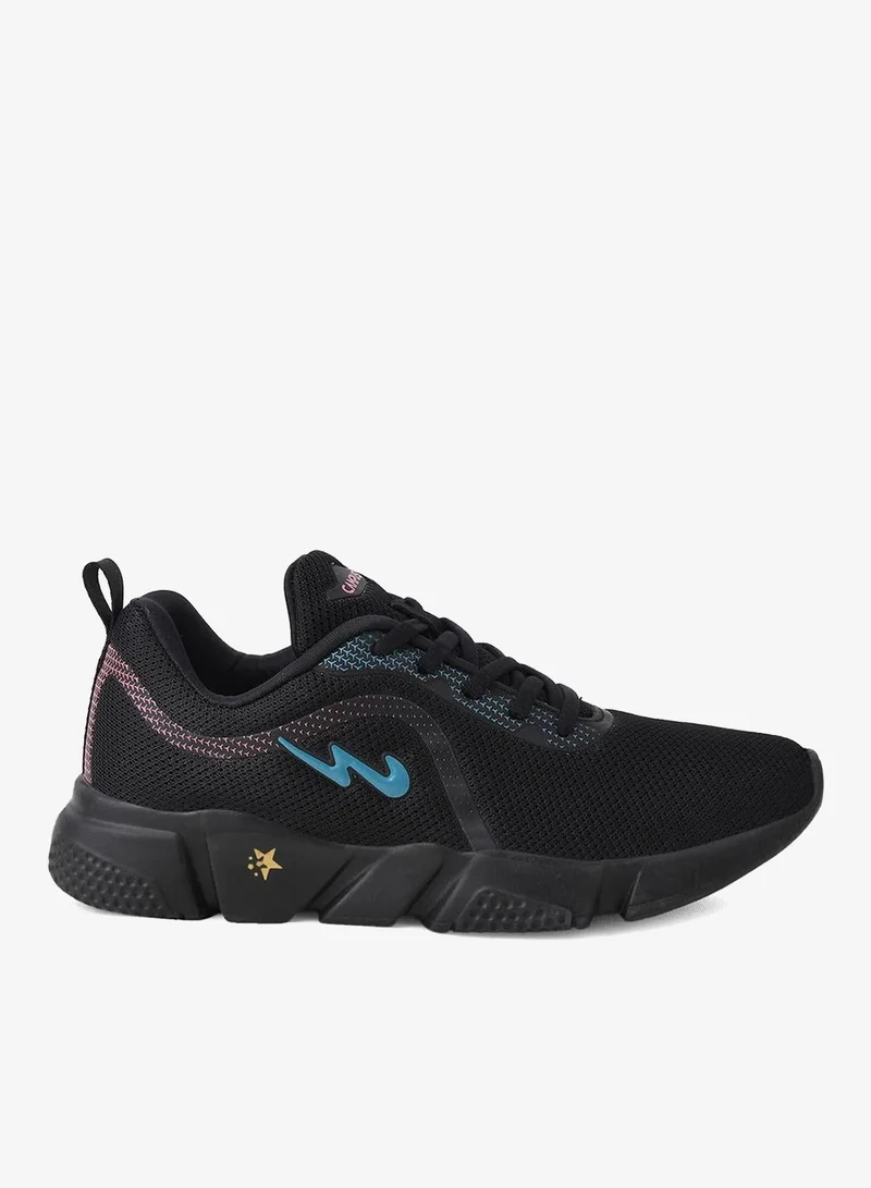 Campus Black Women’s Black Comfort Low Top Sneakers – Clean Monotone Design that Instantly Stands Out for Women | Best Price UAE