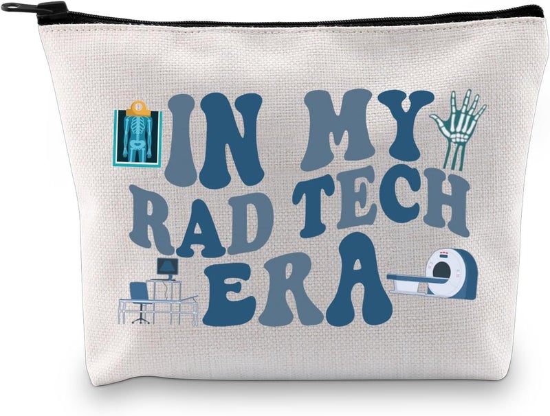 XYANFA Rad Tech Makeup Bag - Radiology Tech Week Gift - Cosmetic Bag