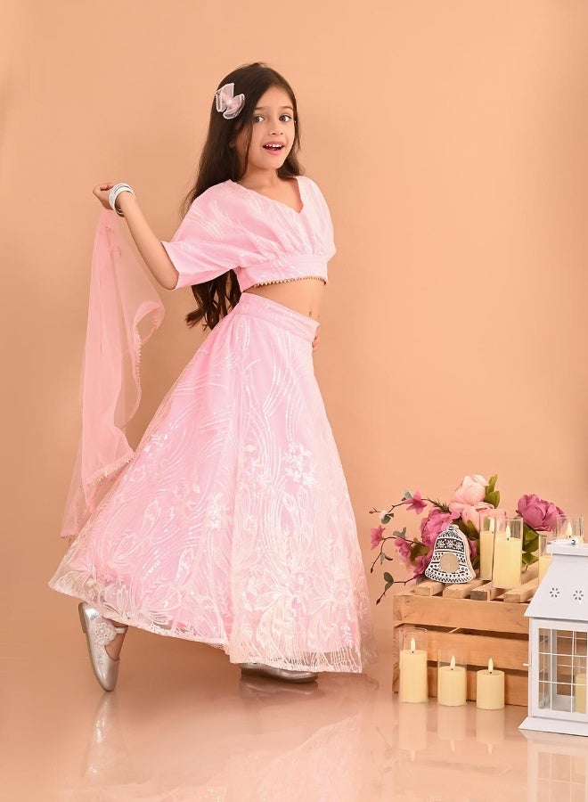 LILPICKS طقم ليهنغا تشولي للبنات  - Image 4
