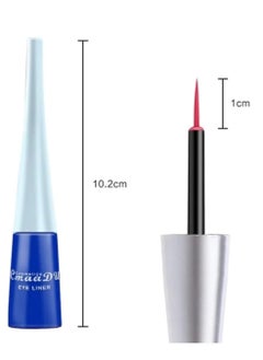 CmaaDu 14 Color Matte Liquid Eyeliner Set Colorful for Women Waterproof Long Lasting Rainbow Pencil Quick Dry Eyes Makeup Kit  - Image 4