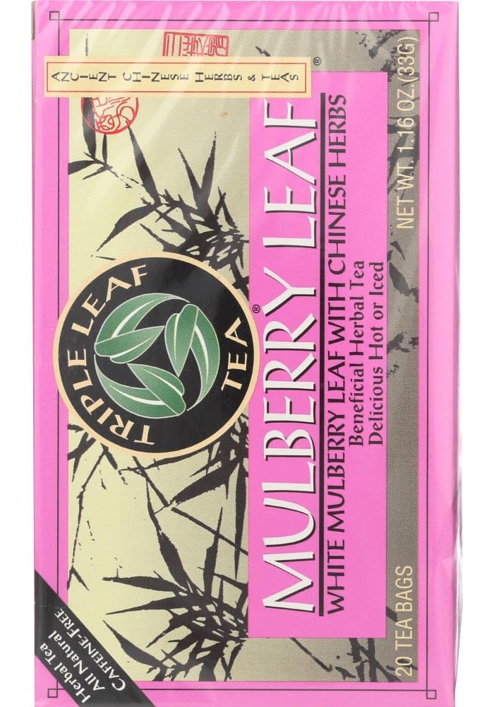 TRIPLE LEAF TEA MULBERRY LEAF, 20 BG, 6 pack - Image 3