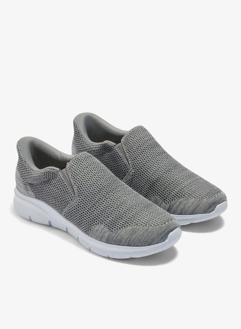 ماتلان Grey Mesh Comfort Hands Free Slip On Trainers