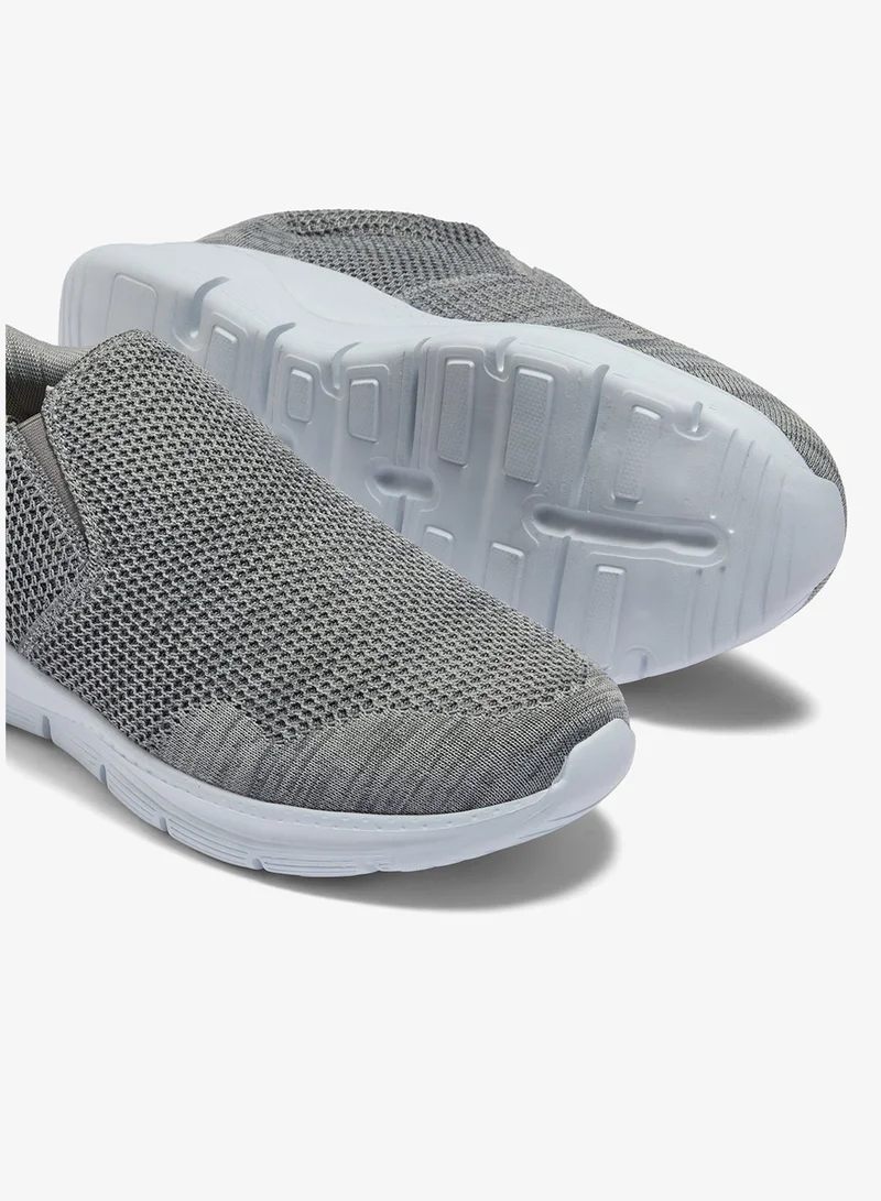 ماتلان Grey Mesh Comfort Hands Free Slip On Trainers