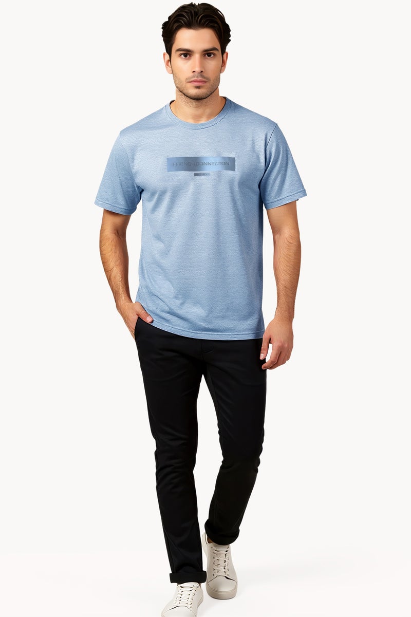 French Connection Tangle Rubber Print Logo Crew Neck T-Shirt  - Image 1