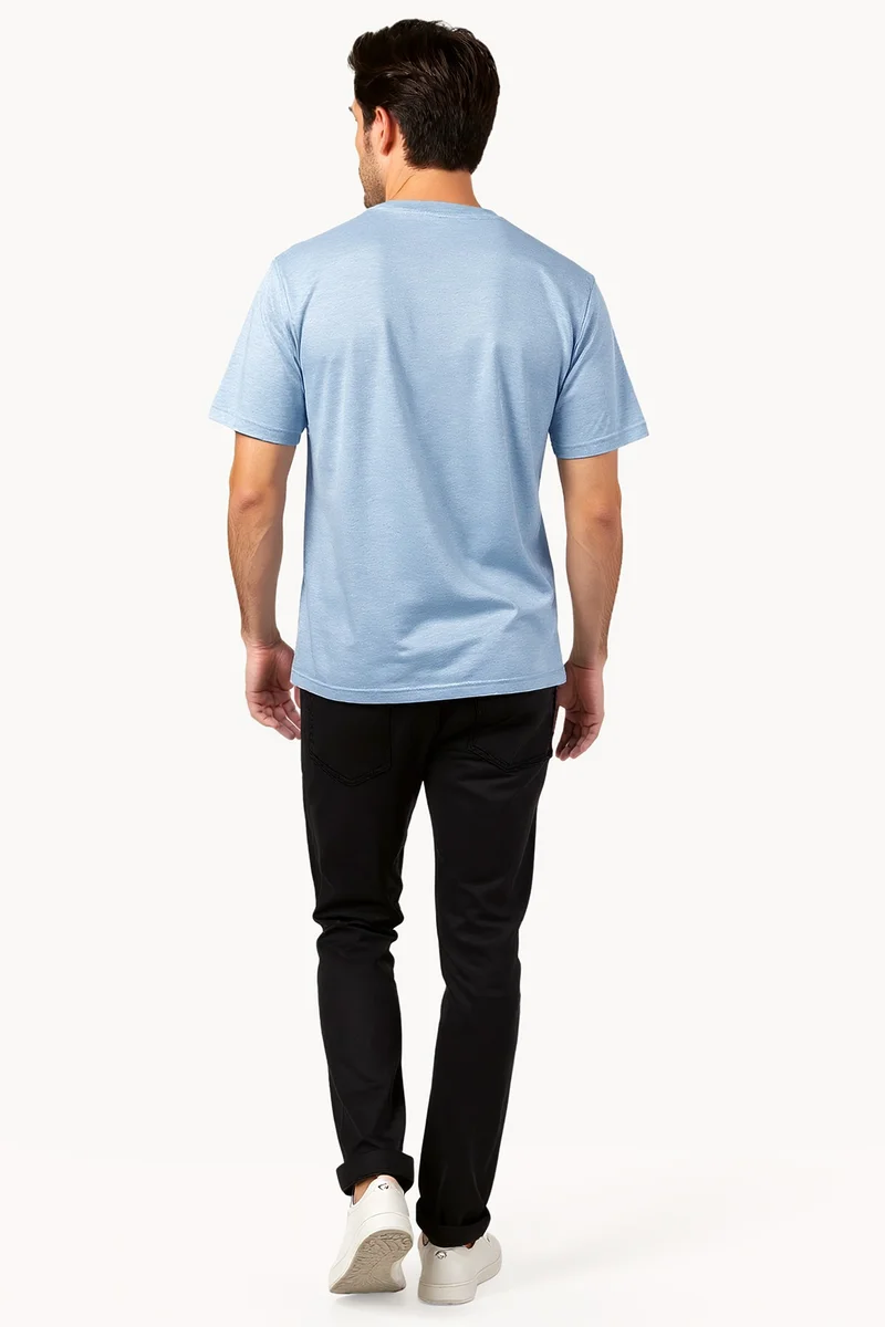 فرنش كونكشن Tangle Rubber Print Logo Crew Neck T-Shirt