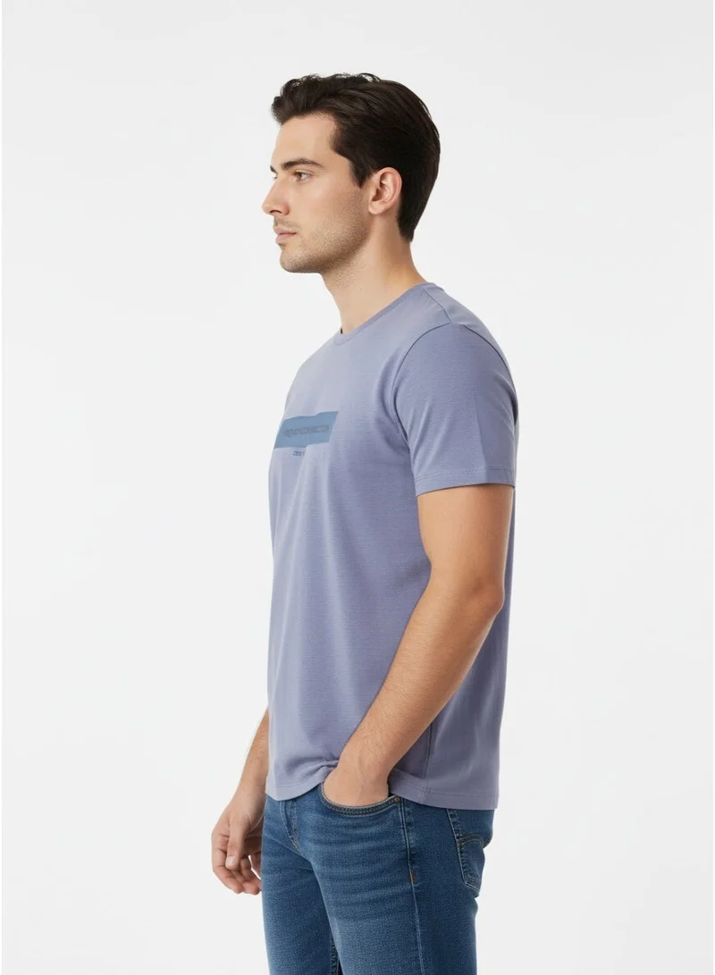 French Connection Tangle Rubber Print Logo Crew Neck T-Shirt