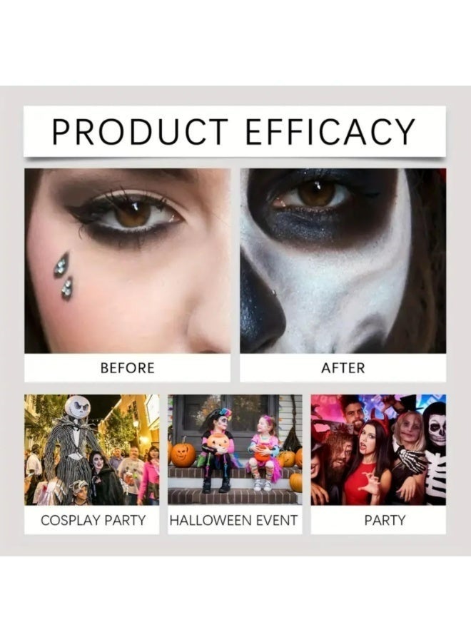 Apluynm 42 Color Face Painting Kit for Kids, Non Toxic Water Activated Face Paint Makeup palette for Kids Aldult Party, Cosplay, Clown, Costume Makeup Pallet-Parties, Birthday Face and Body Paint - Image 2