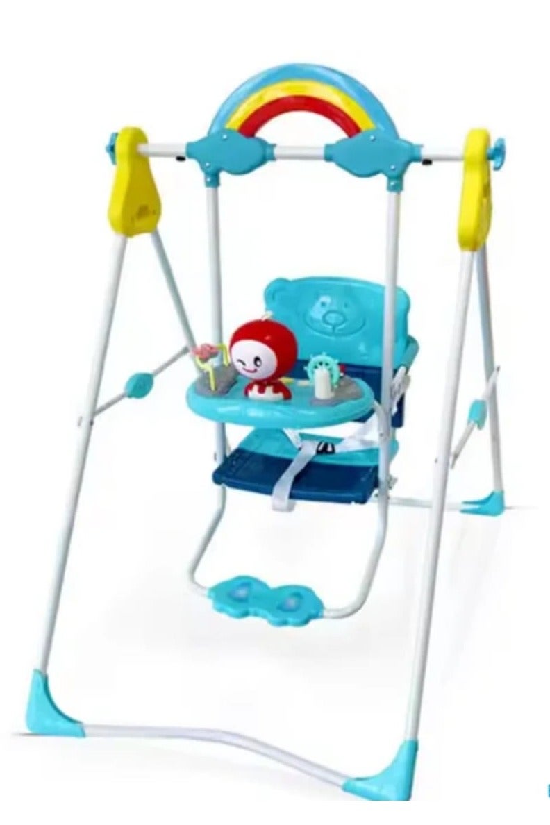 مرجيحة أطفال متعددة الوظائف مع ألعاب أمامية – تصميم آمن ومريح - Image 1