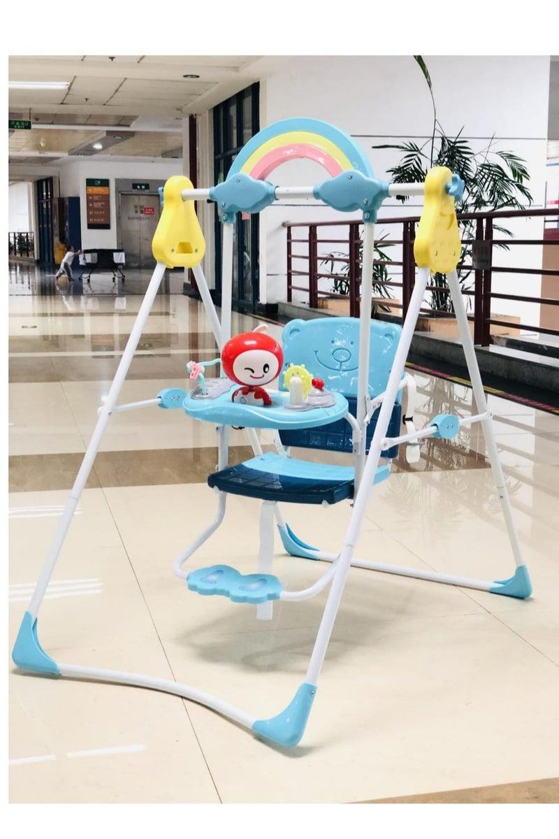 مرجيحة أطفال متعددة الوظائف مع ألعاب أمامية – تصميم آمن ومريح - Image 3