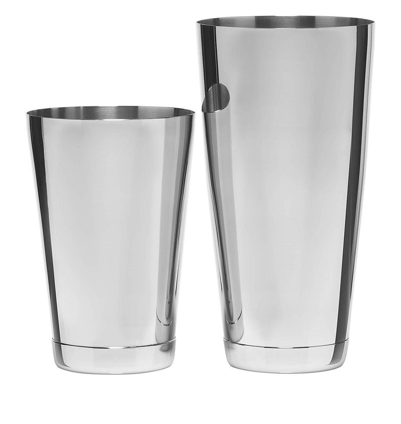 Dynore Stainless Steel Mixing Boston Cocktail Shaker, Professional Bartender Shaker Kit Weighted 840/540 ml Each - Set of 2 - Image 3