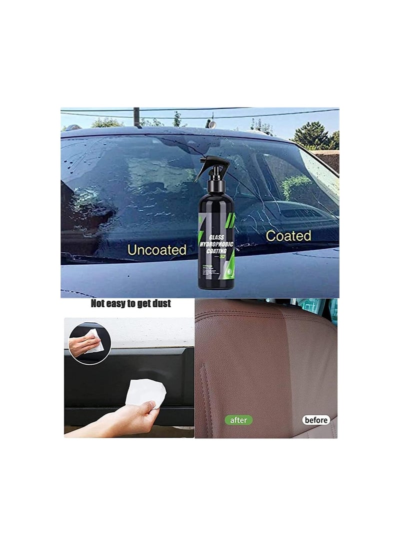 Beauenty Plastic Leather Restorer, Shinex Leather  Plastic Restorer, Plastic Parts Refurbish Agent, Plastic Restorer  Hydrophobic Trim Coating for Cars (100ml, 2pcs)  - Image 3