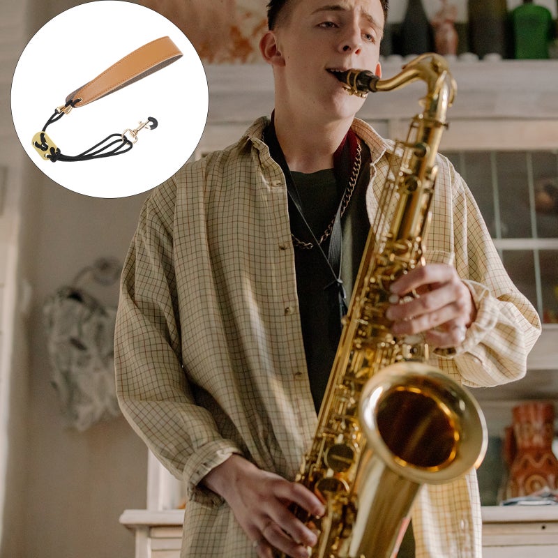 Saxophone Strap Tenor Alto Universal Strap Widened Saxophone Shoulder Strap - Image 3