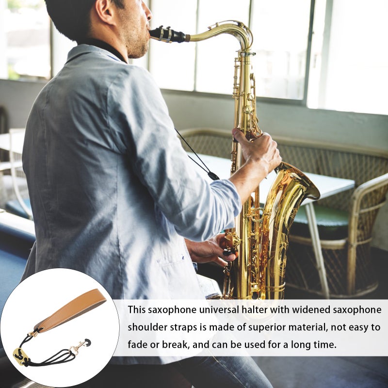 Saxophone Strap Tenor Alto Universal Strap Widened Saxophone Shoulder Strap - Image 4