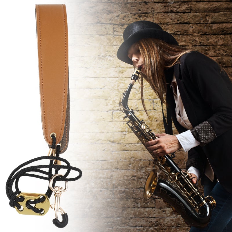 Saxophone Strap Tenor Alto Universal Strap Widened Saxophone Shoulder Strap - Image 5