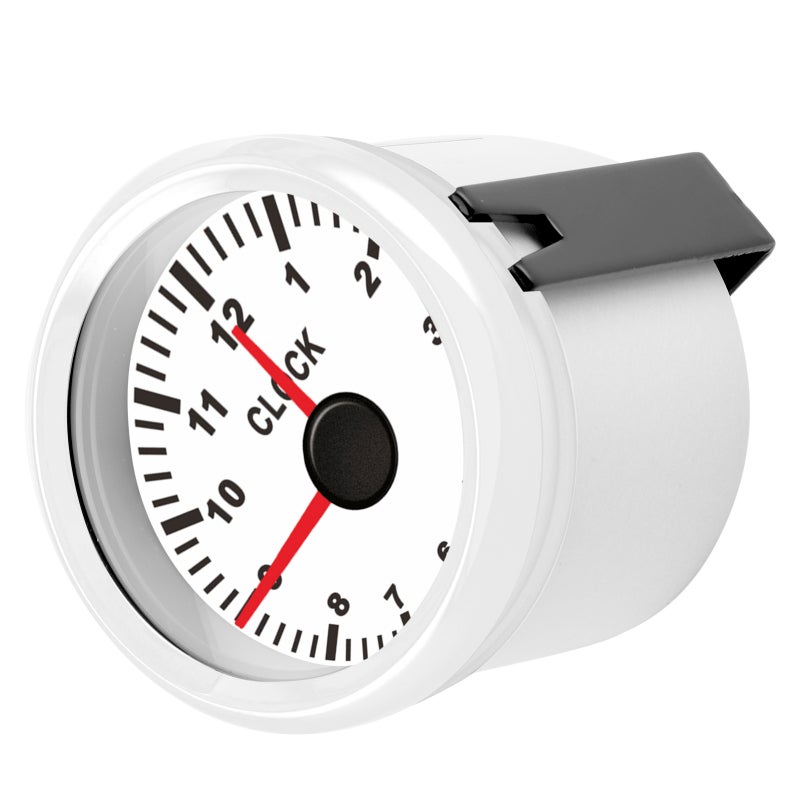 2 Inch Engine Hour Meter - 316L Stainless Steel Ring Anti-Fog Curved Glass Ip67 Waterproof Universal Clock Gauge for Marine Boat Motorcycle Rv Automotive Vehicles - Image 5