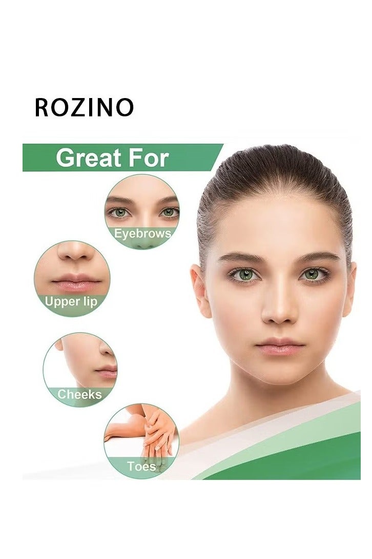 روزينو 30 قطعة (4.5*9cm) شرائط شمع سريعة وفعالة لإزالة الشعر للحواجب العلوية الشفاه الشفاه. - Image 4