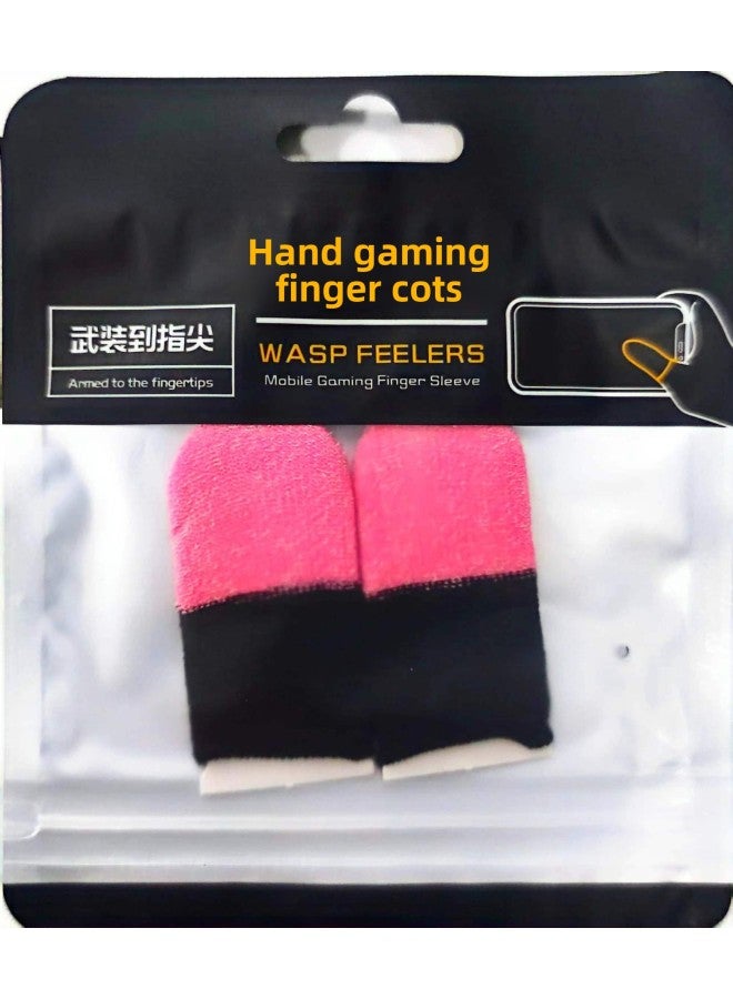 Snow Game Finger Coat E-Sports Fashion Cool Ultra-thin Breathable Double Color Finger Coat Chicken Finger Coat Artifact-Product Color:Ice Silk Pink Black Double Spell  - Image 1
