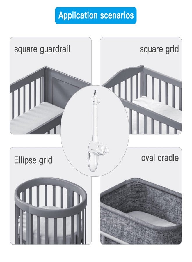 OkeMeeo Flexible Crib Mount for Infant Optics DXR-8 and Optics DXR-8 PRO Baby Monitor - Image 2
