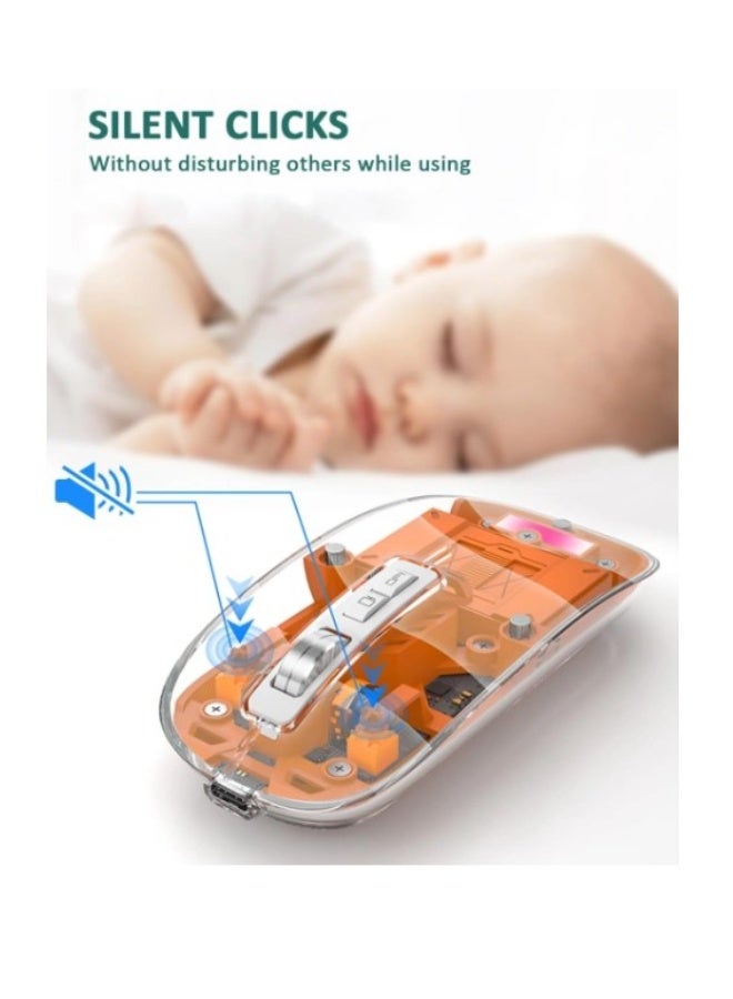 Haing BLUETOOTH Wireless&2.4G Mouse USB& TYPE C - Image 3