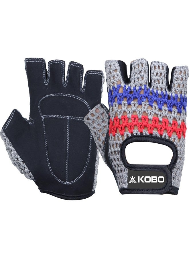 Kobo Gym Gloves WTG-78 for Men and Women, Gloves for Professional Weightlifting, Fitness Training and Workout - Image 2
