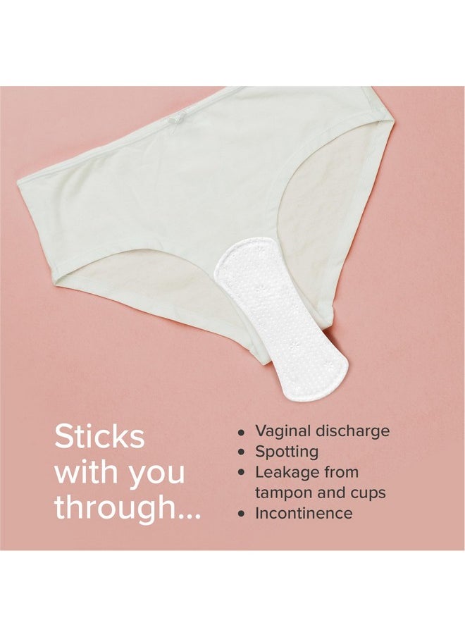 Daily Use Panty Liners For Women | Ultra-Soft & Breathable | Pack Of 48,160Mm | Ideal For Intercourse Discharge, Urinary Incontinence, Tampon & Cup Backup, Non-Period Spotting, & Light Leaks | Keeps Underwear Fresh & Spotless | Thin, Comfortable, & Secure Fit