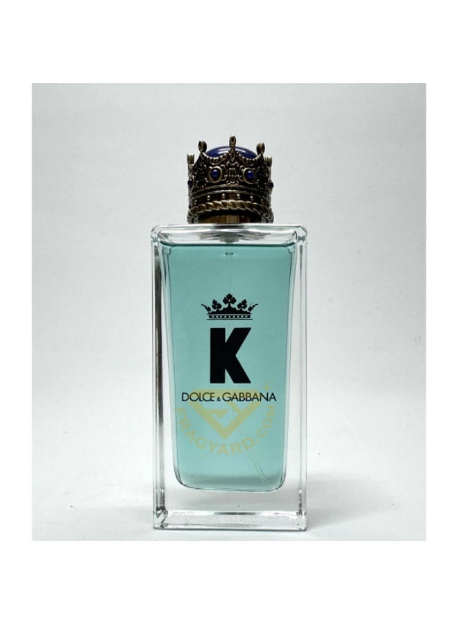 D&G K King By D&G Dolce Gabbana For Men Eau De Toilette 100 Ml with white box Tester duty free quality - Image 2