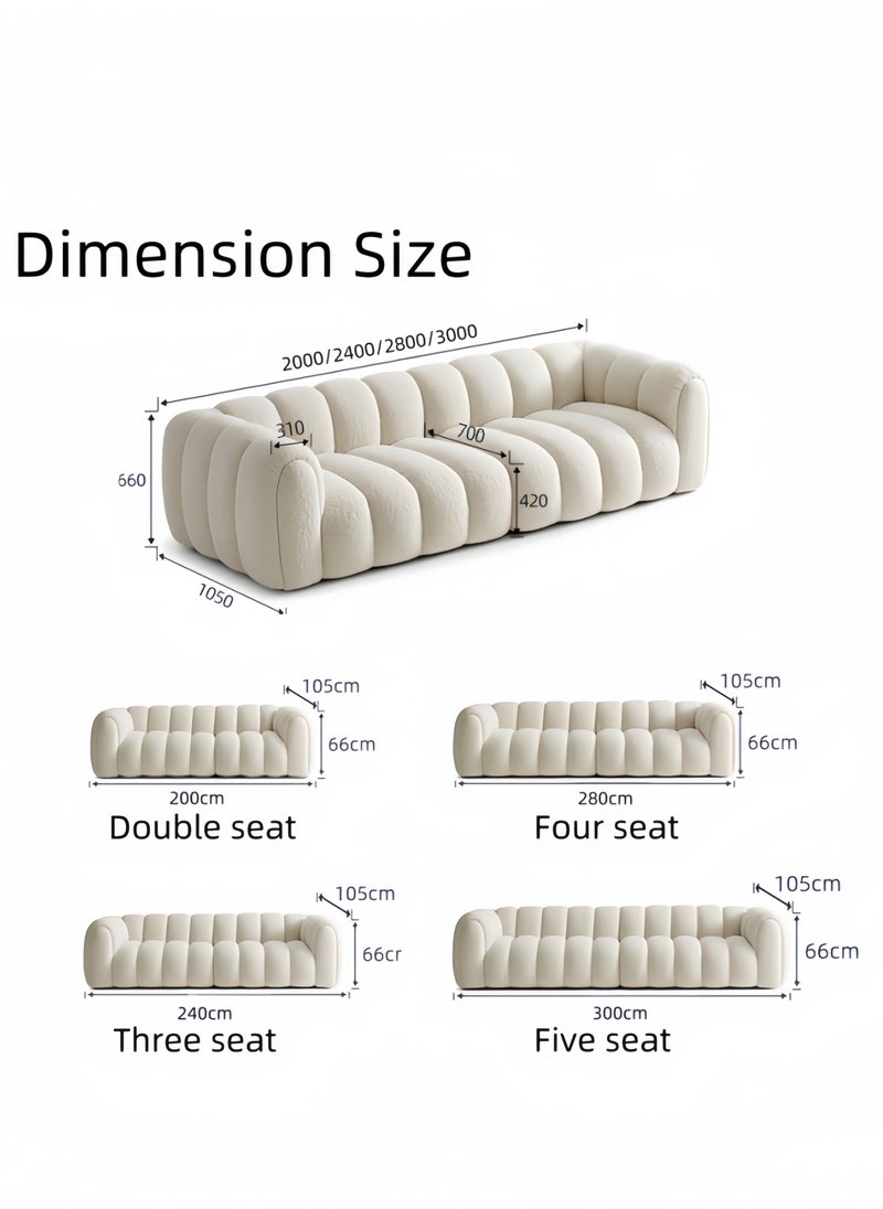 Generic - Light Luxury Style Furniture Sofa Set Without Pillow - Image 1
