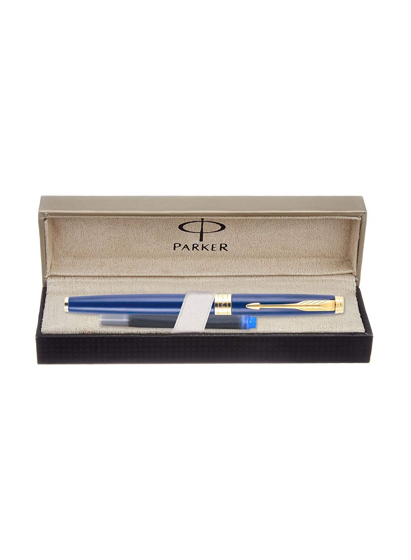 PARKER Aster Matte GT Fountain Pen Body Color Blue Ink Color Blue - Image 1