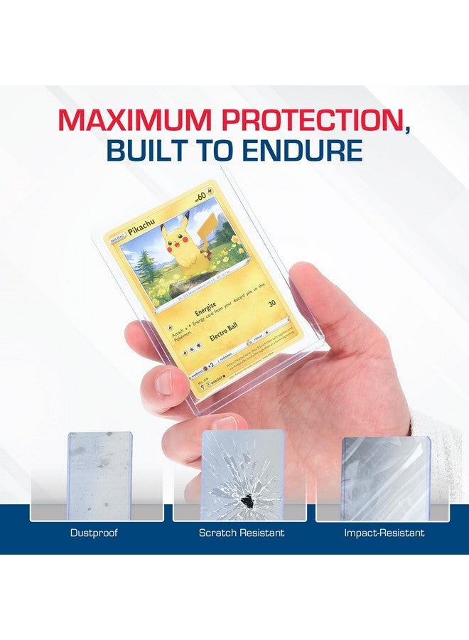 BCW 3x4 Topload Card Holder - Standard - 100ct | Rigid PVC Trading Card Protection for Baseball Cards, Football Cards, and Trading Cards Like Pokémon and MTG | Holds Cards Up to 20pts - Image 3